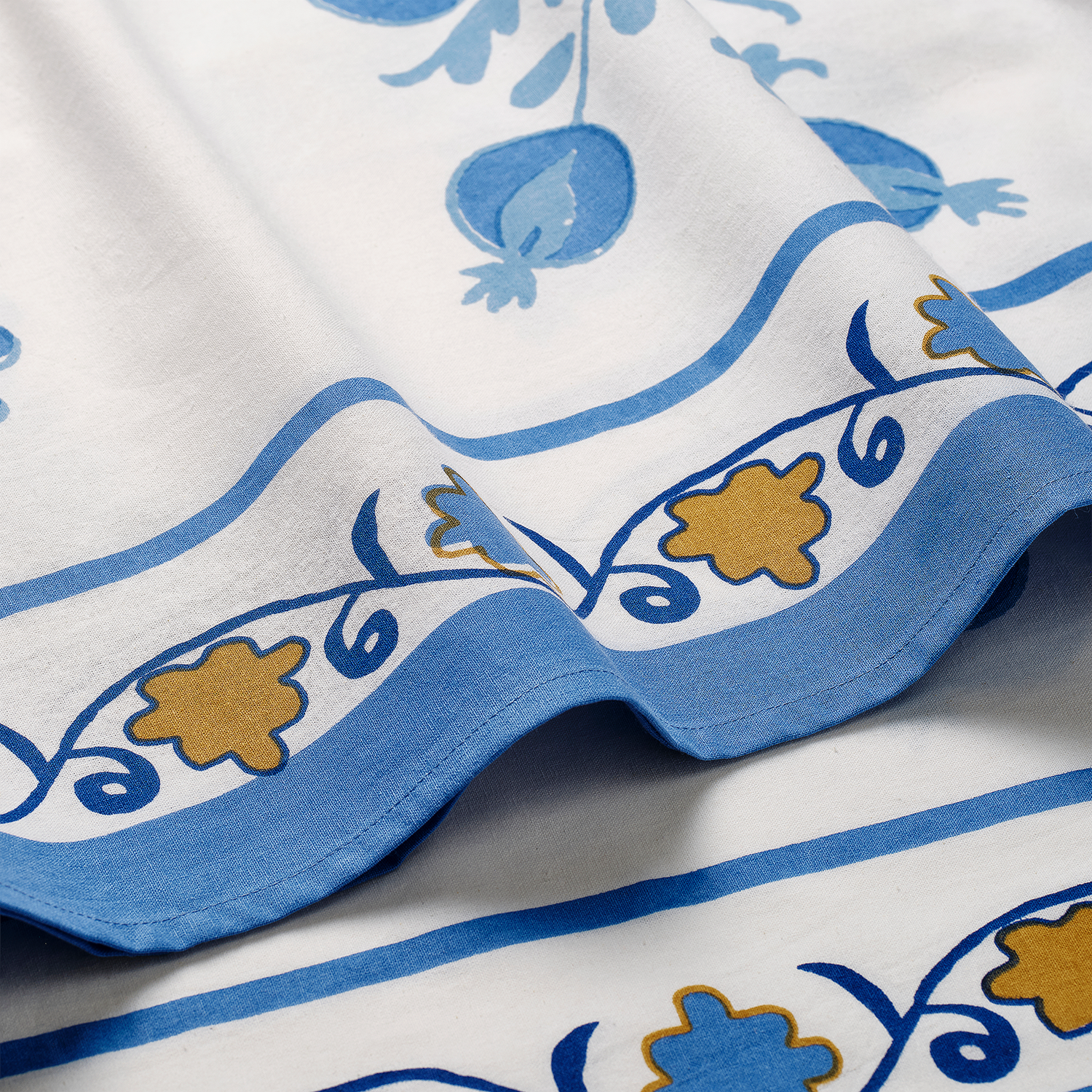 Suzani Tablecloth - Blue