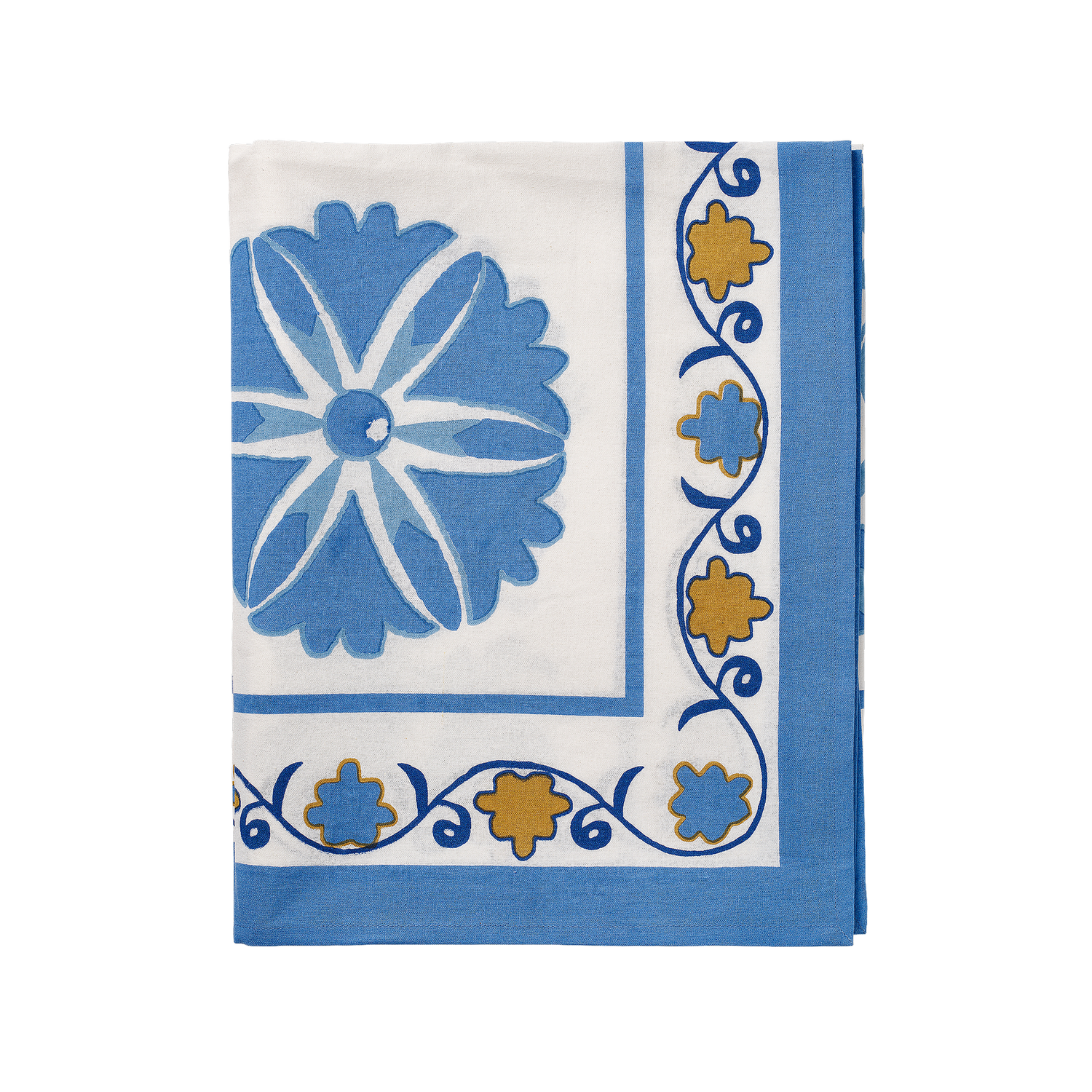 Suzani Tablecloth - Blue