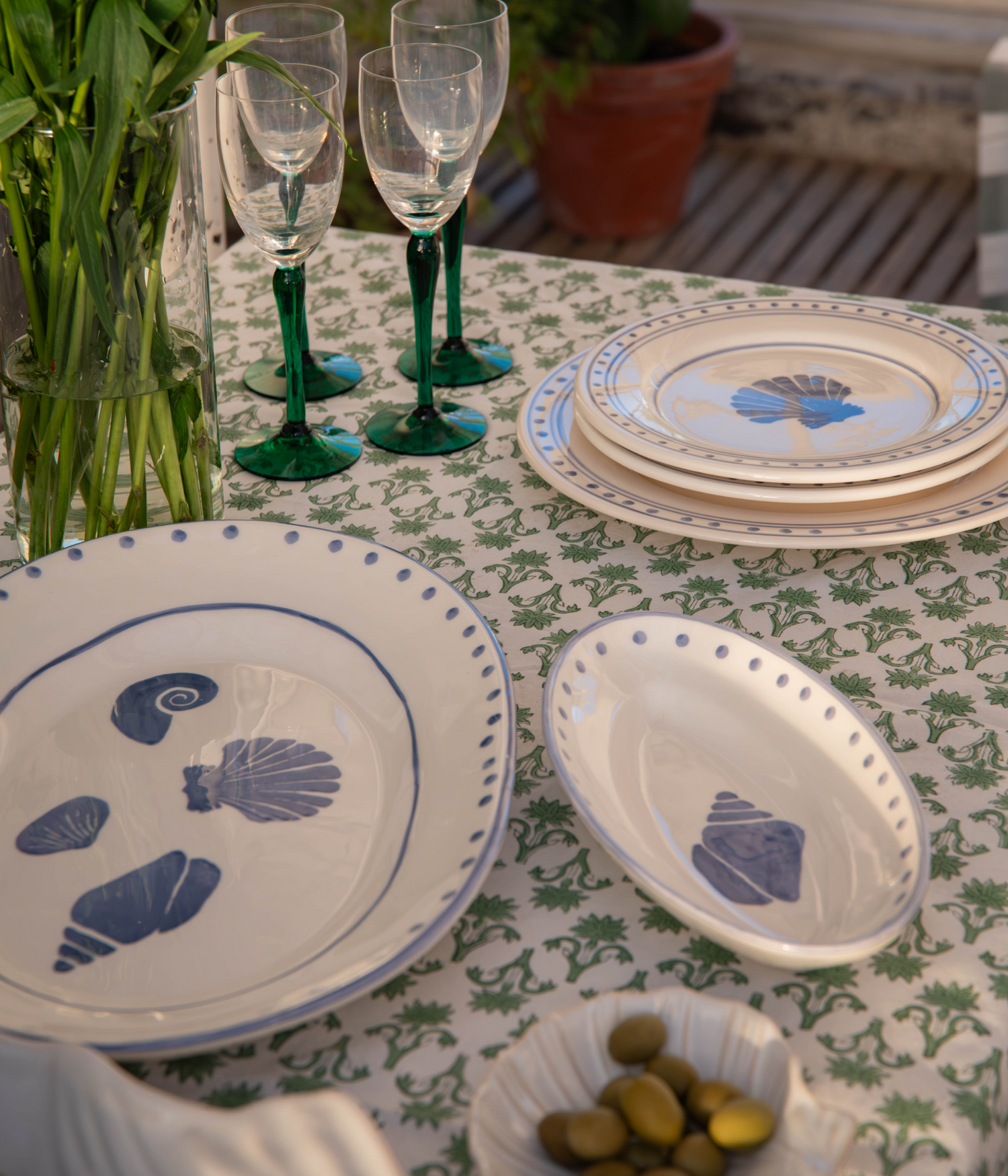 Lily Tablecloth - Green