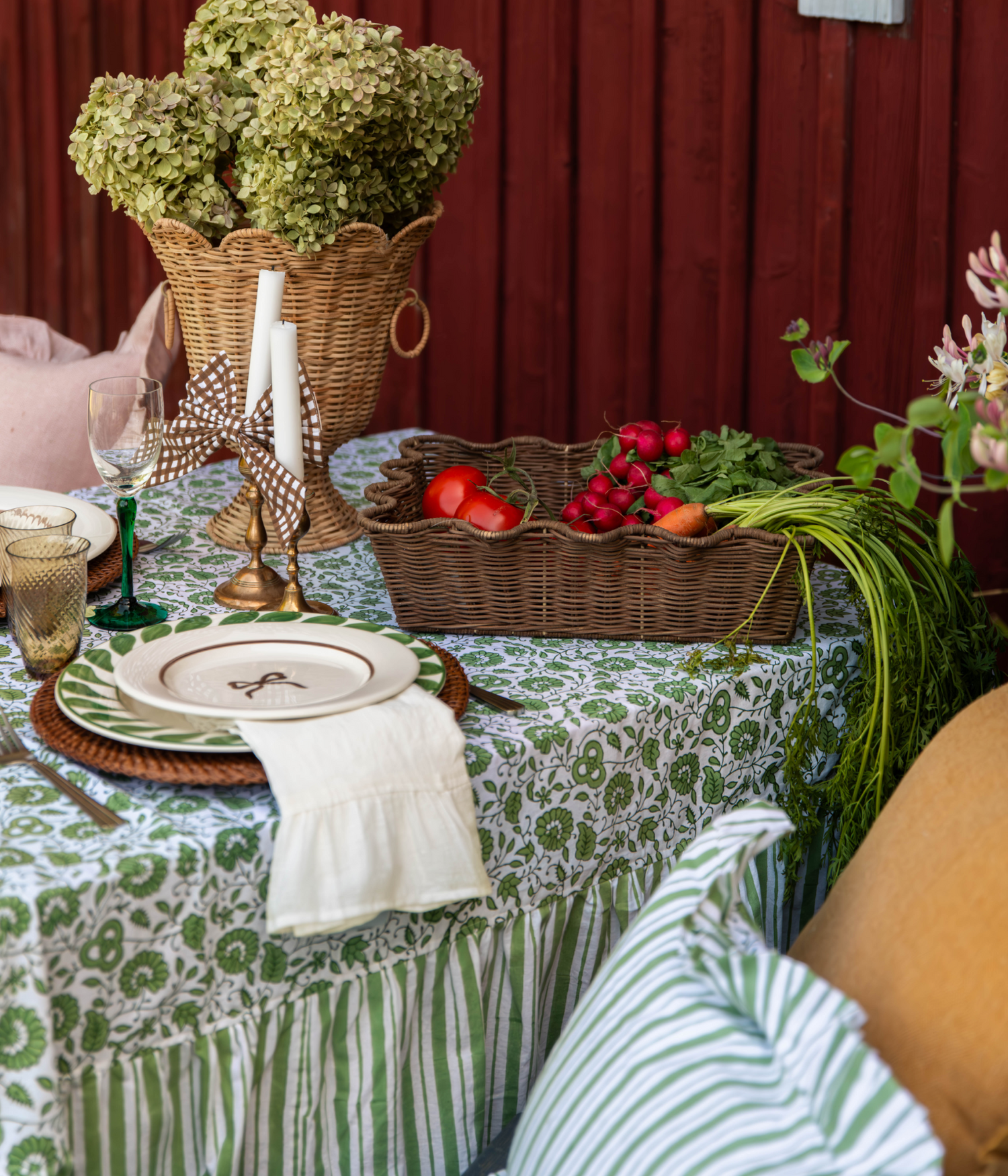 Scallop Rottingkorg - Mörkbrun 20x30 cm