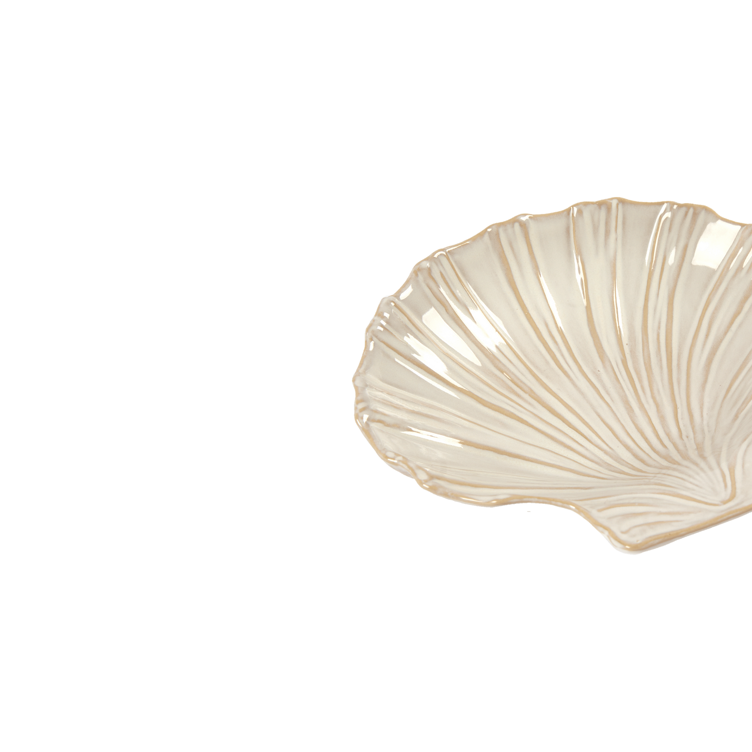 Shell Skål Mini - Benvit 12x13 cm